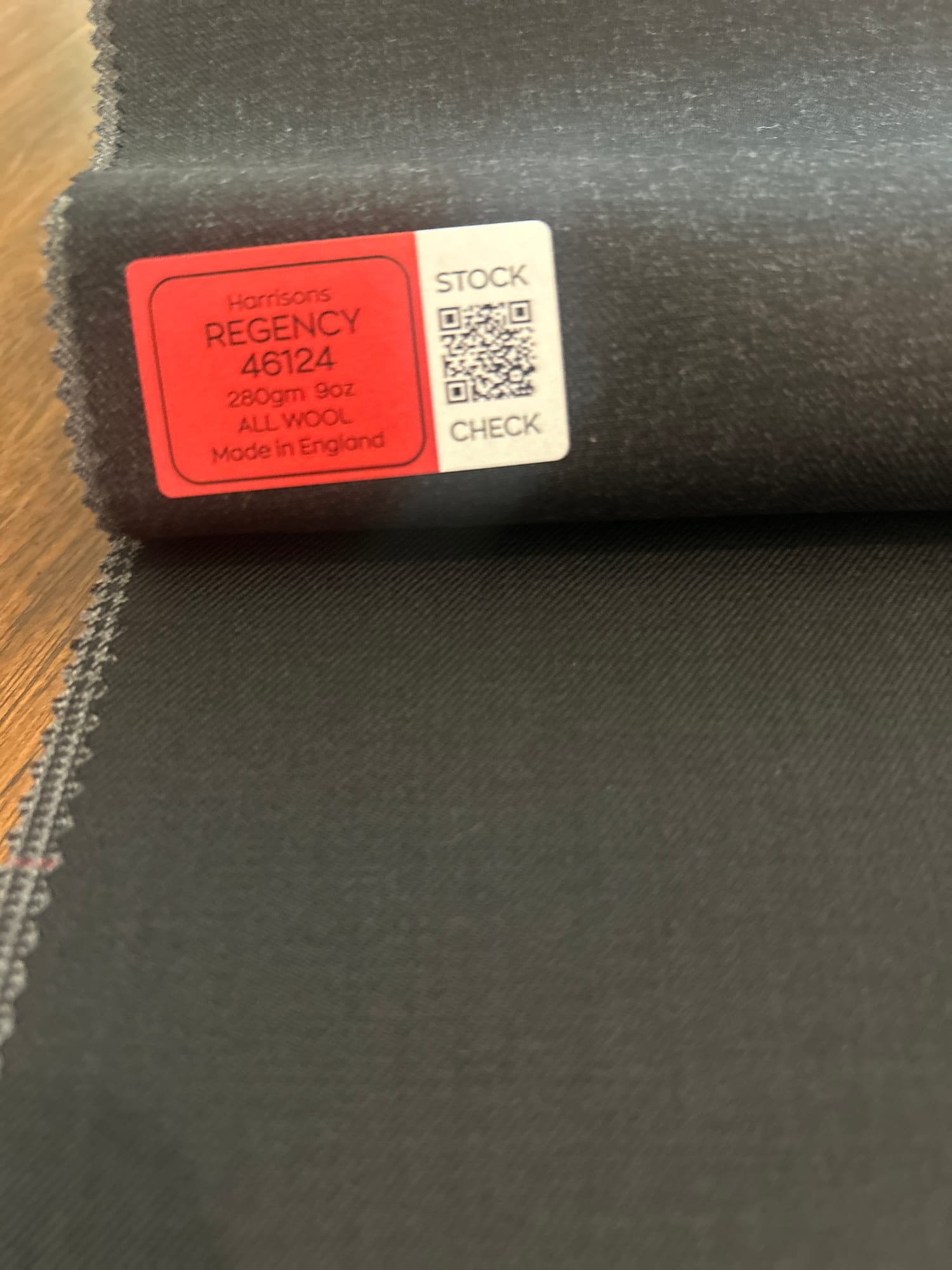 Regency 46124 — identification sticker